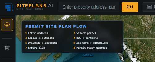 Tutorial showing how to enter a property address